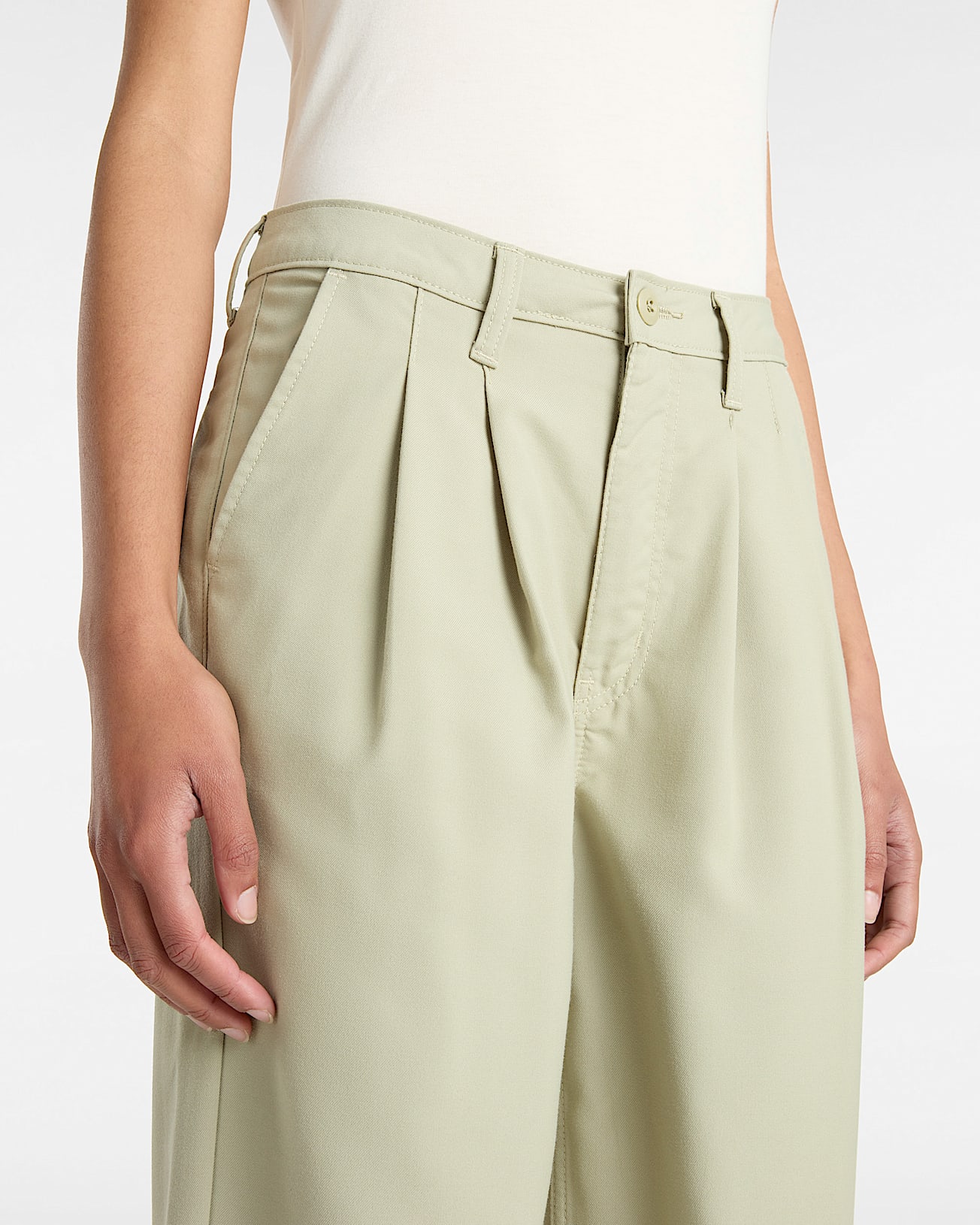 Pantalones con pinzas de corte holgado Alder - 7