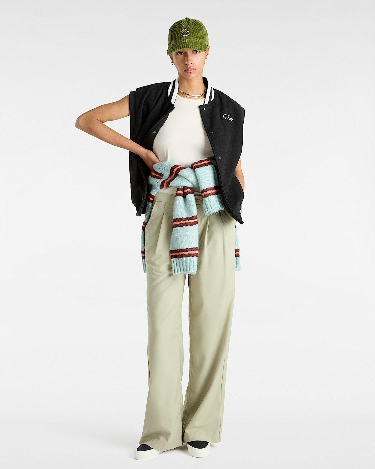 Pantalon Alder Relaxed Pleated VANS Beige ALT5