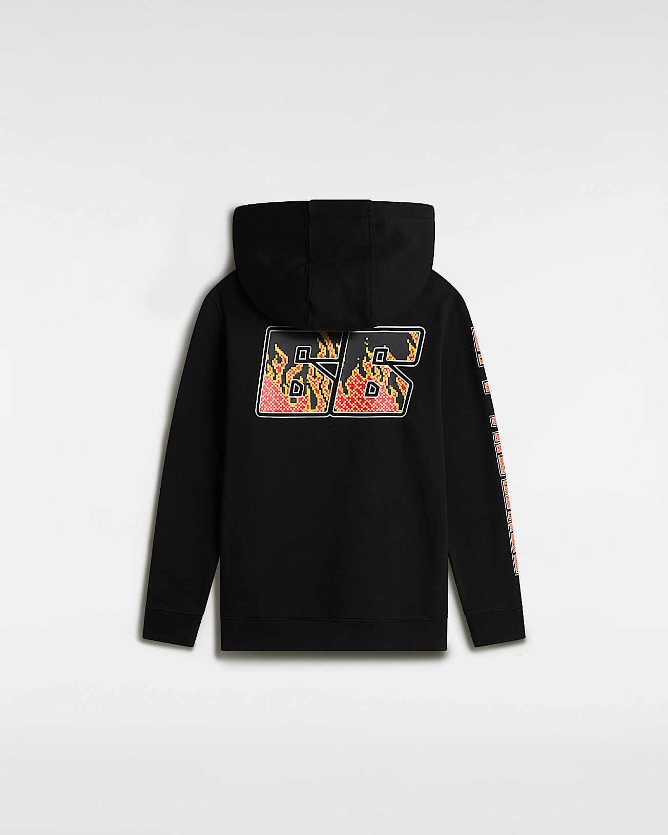 Sudadera con capucha Digi Flames de nios de 8 a 14 aos VANS Negro ALT1
