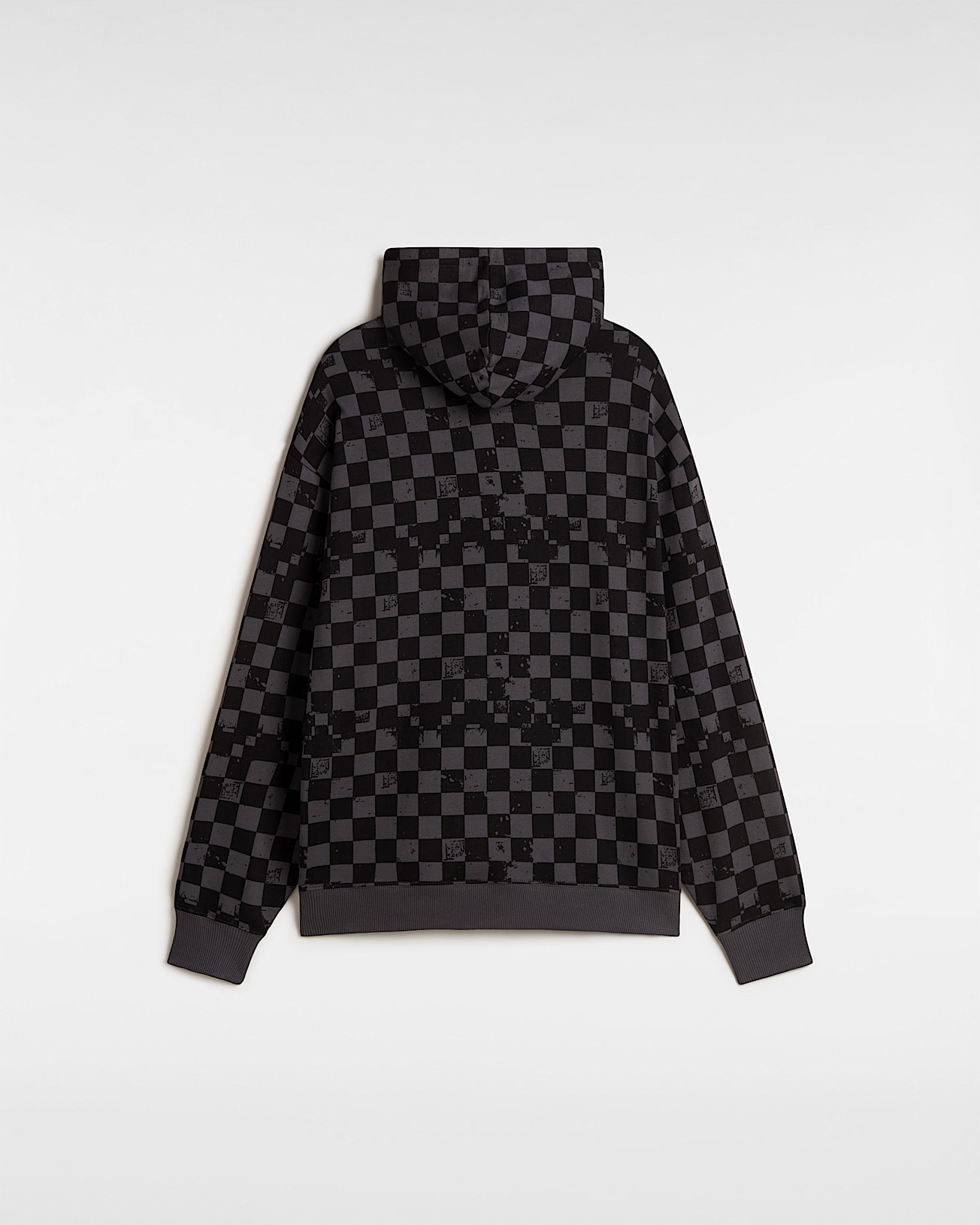 Allover Check Pullover Hoodie - 2