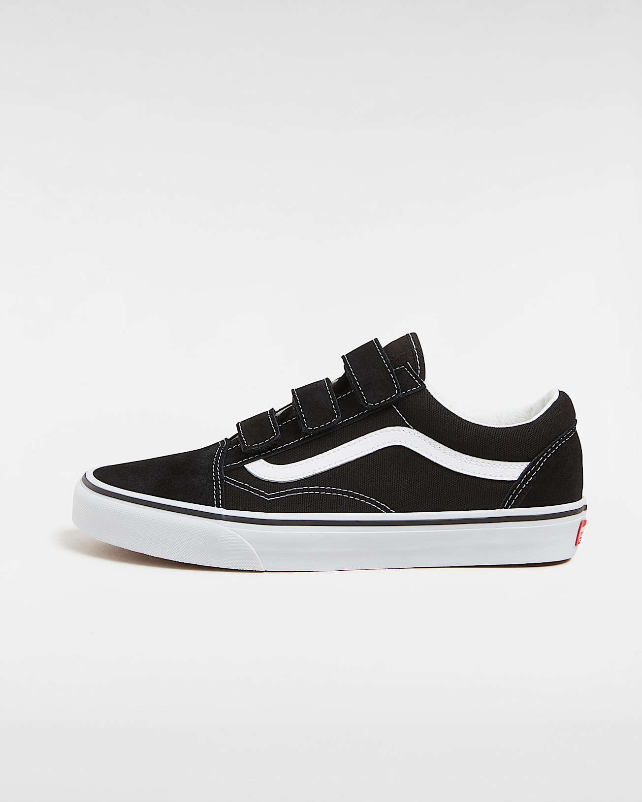 Chaussures en daim et en toile Old Skool VANS NoirBlanc ALT5