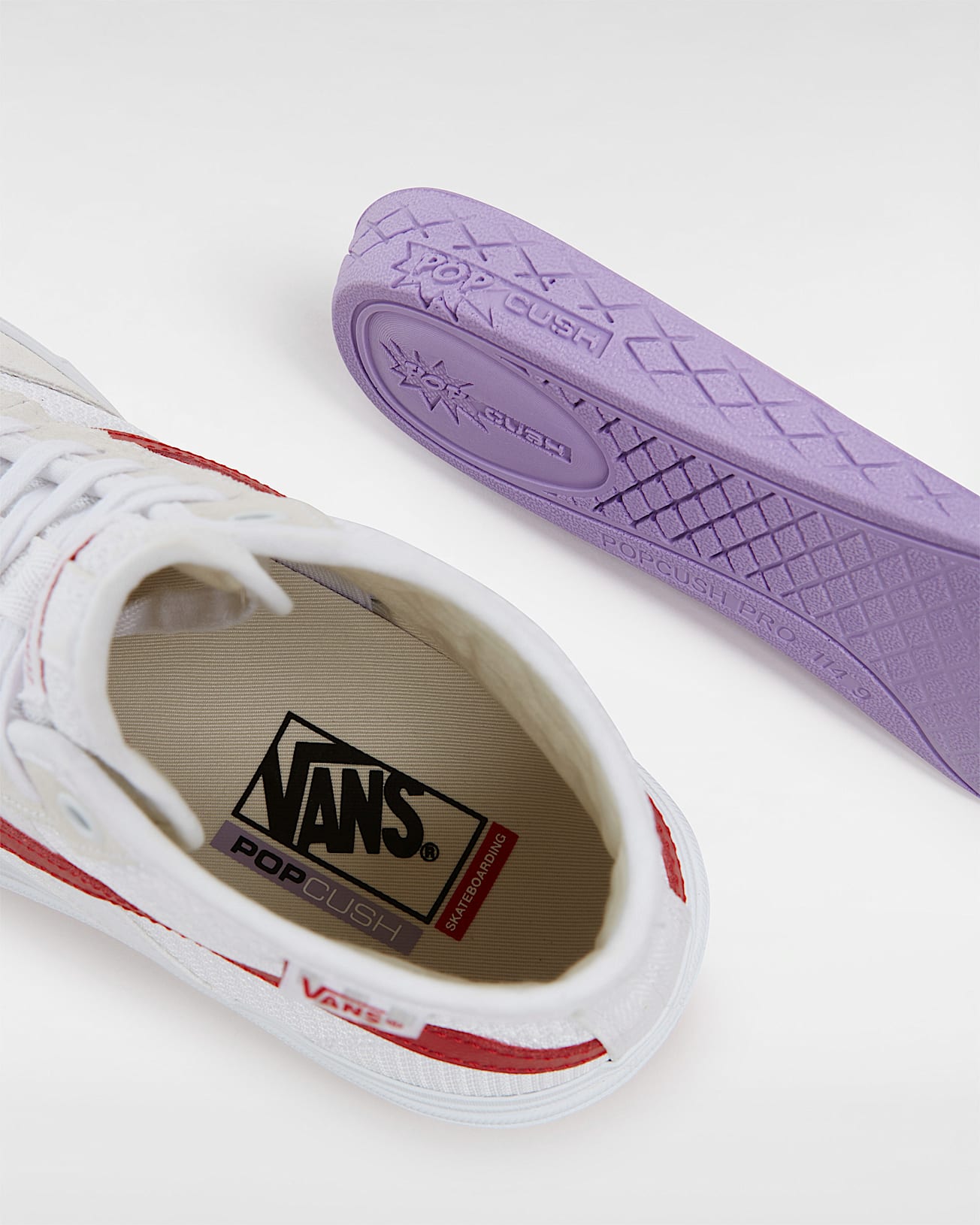 Chaussures Skate Crockett High VANS BlancBeige ALT6