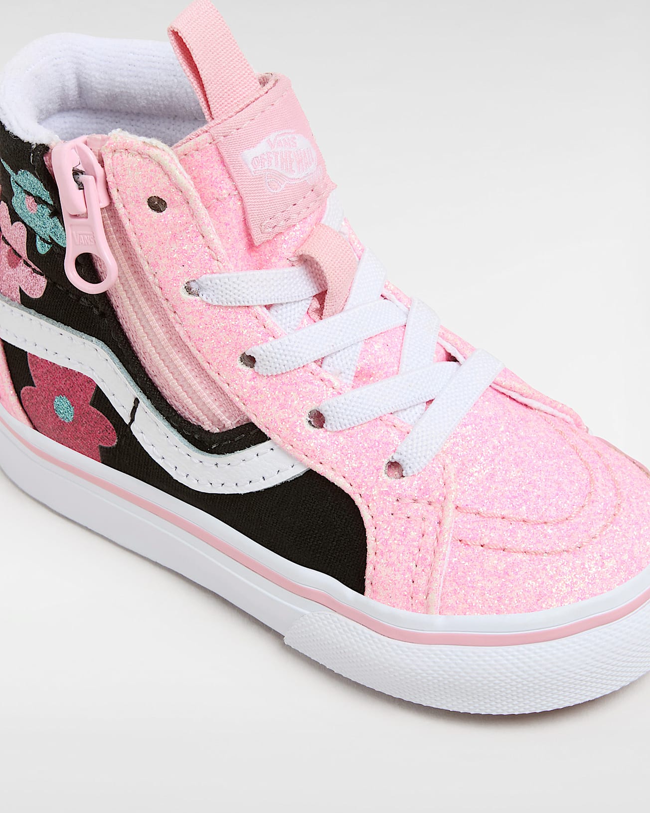 Toddlers Sk8Hi Reissue Side Zip Glitter Shoes 14 Years VANS Multicolour ALT3