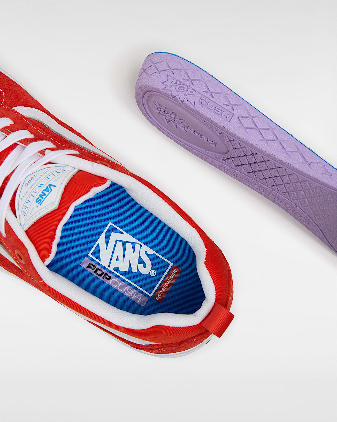 Chaussures Skate Kyle Walker VANS Rouge ALT6