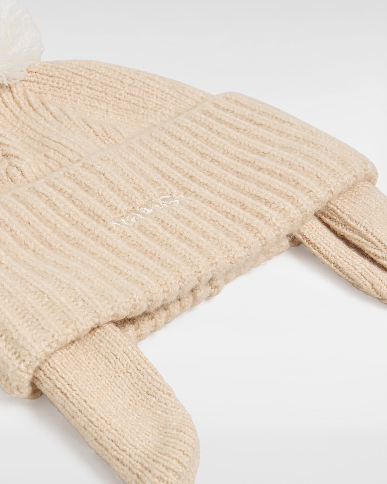 Czapka beanie Vans 66 Earflap Pom VANS Biay ALT1