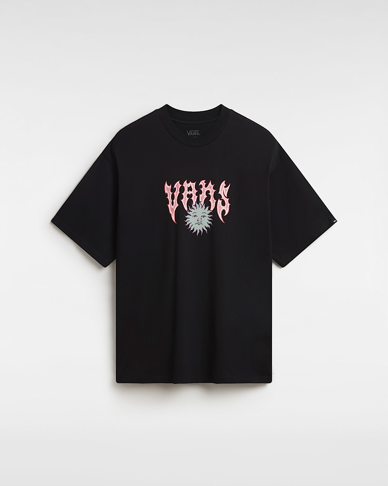 Sunface TShirt VANS Black HERO