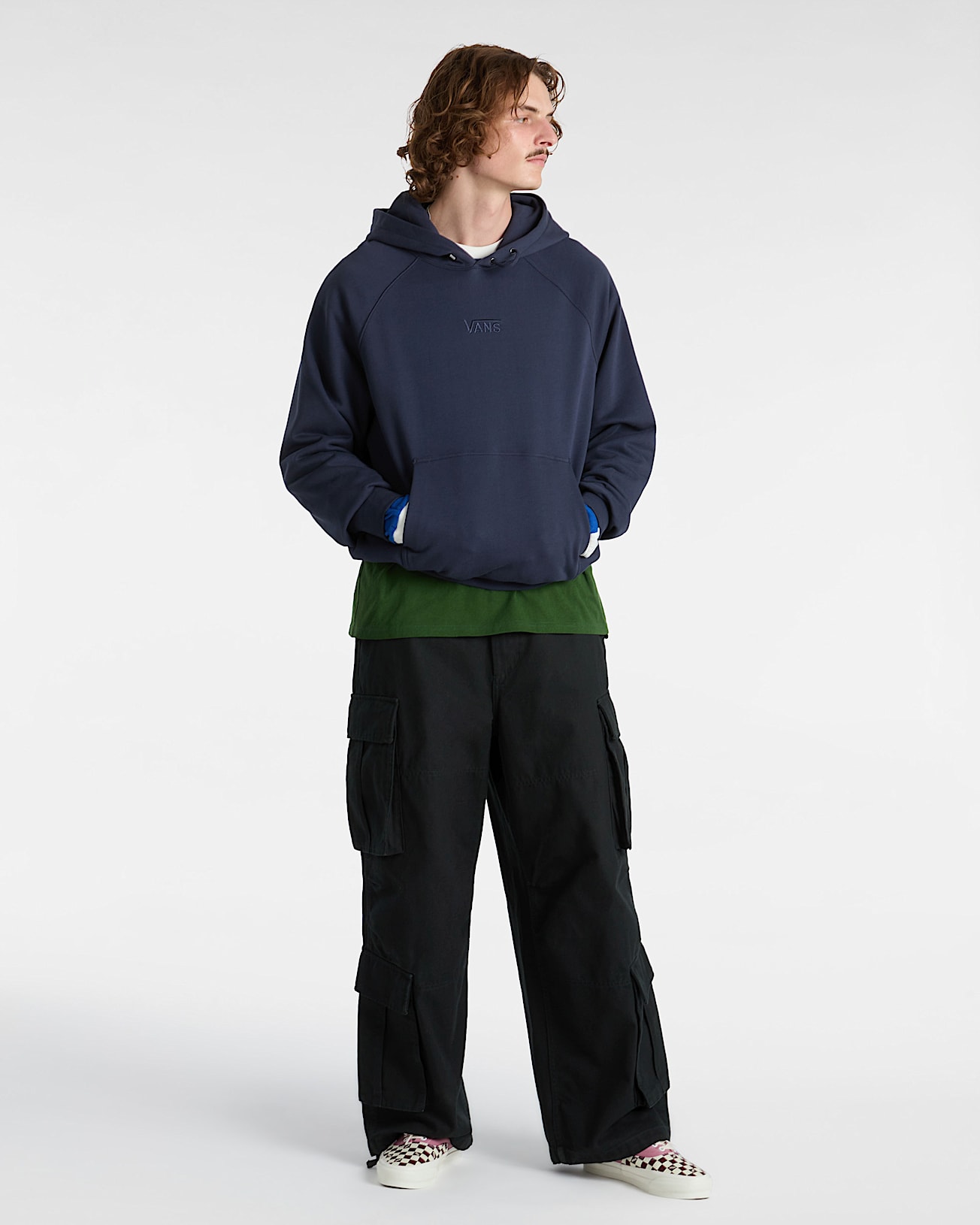 Sweat  capuche Premium VANS Bleu ALT5