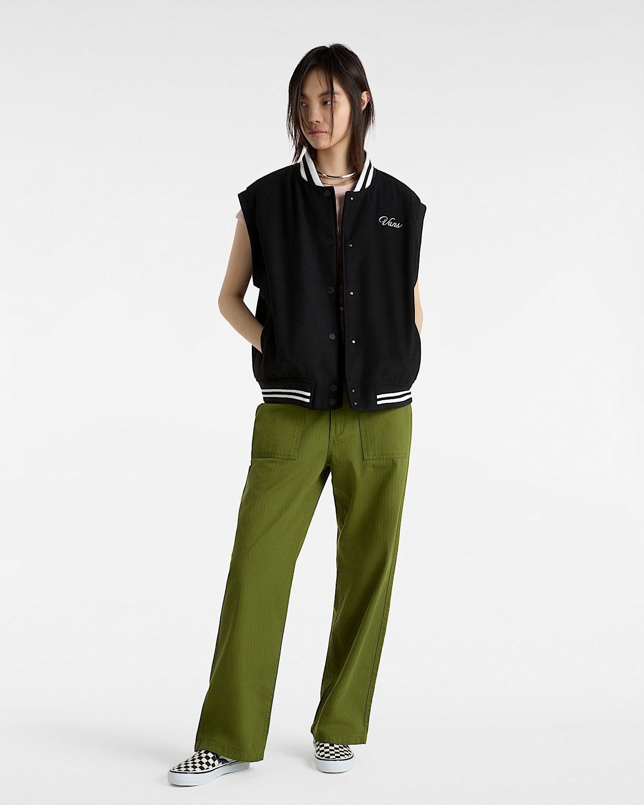 Pantalon Union Relaxed Carpenter VANS Vert ALT4