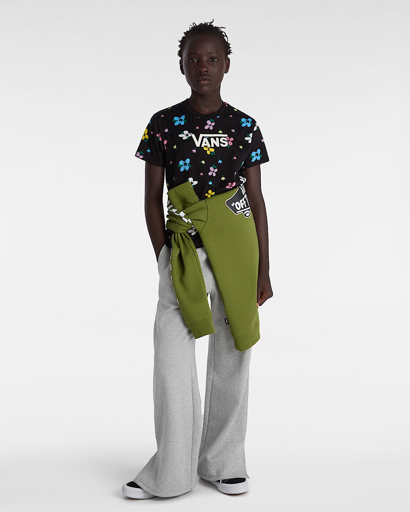 Girls Bloomer TShirt 814 years VANS Black ALT4