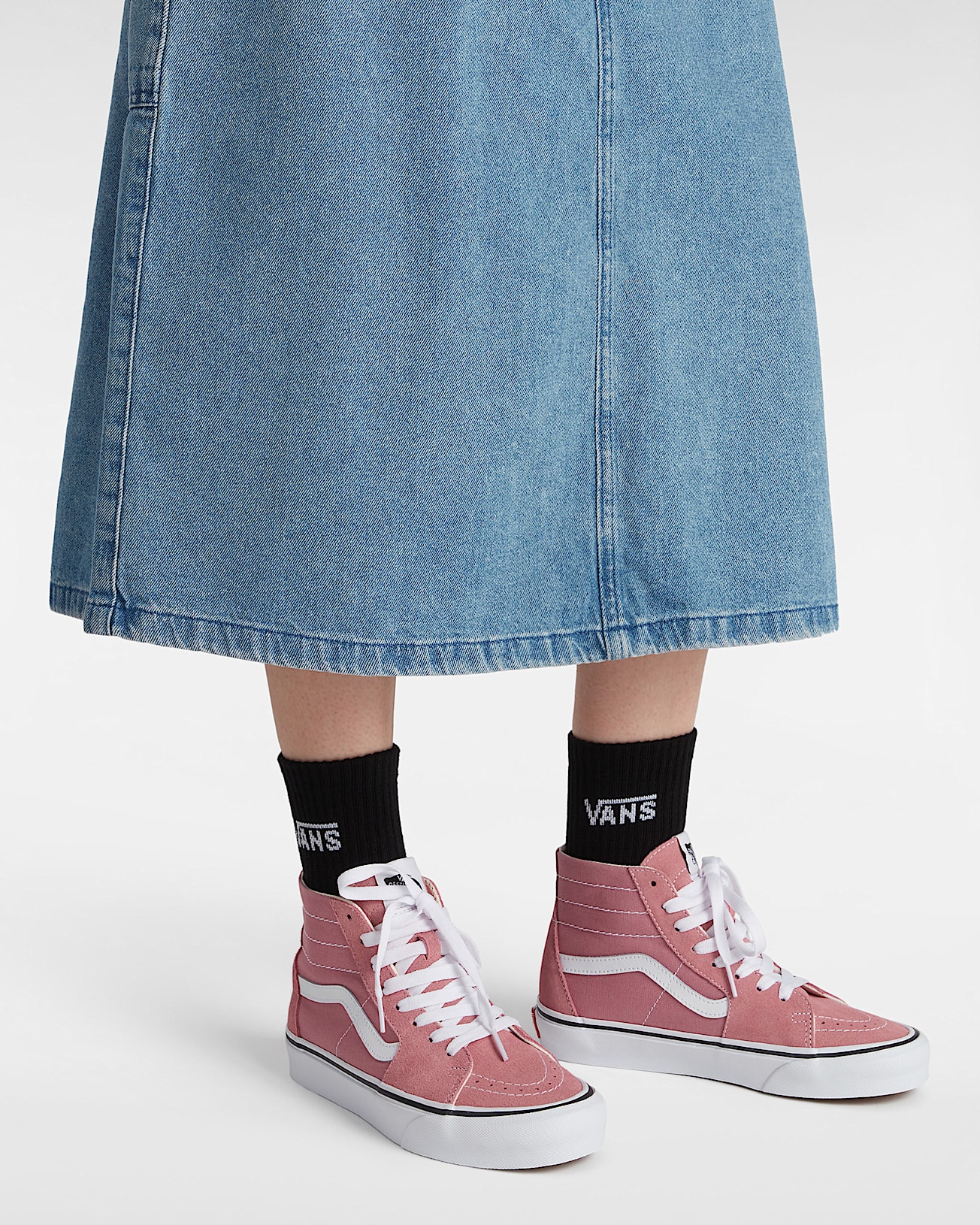 Sk8Hi Tapered Shoes VANS Pink ALT4