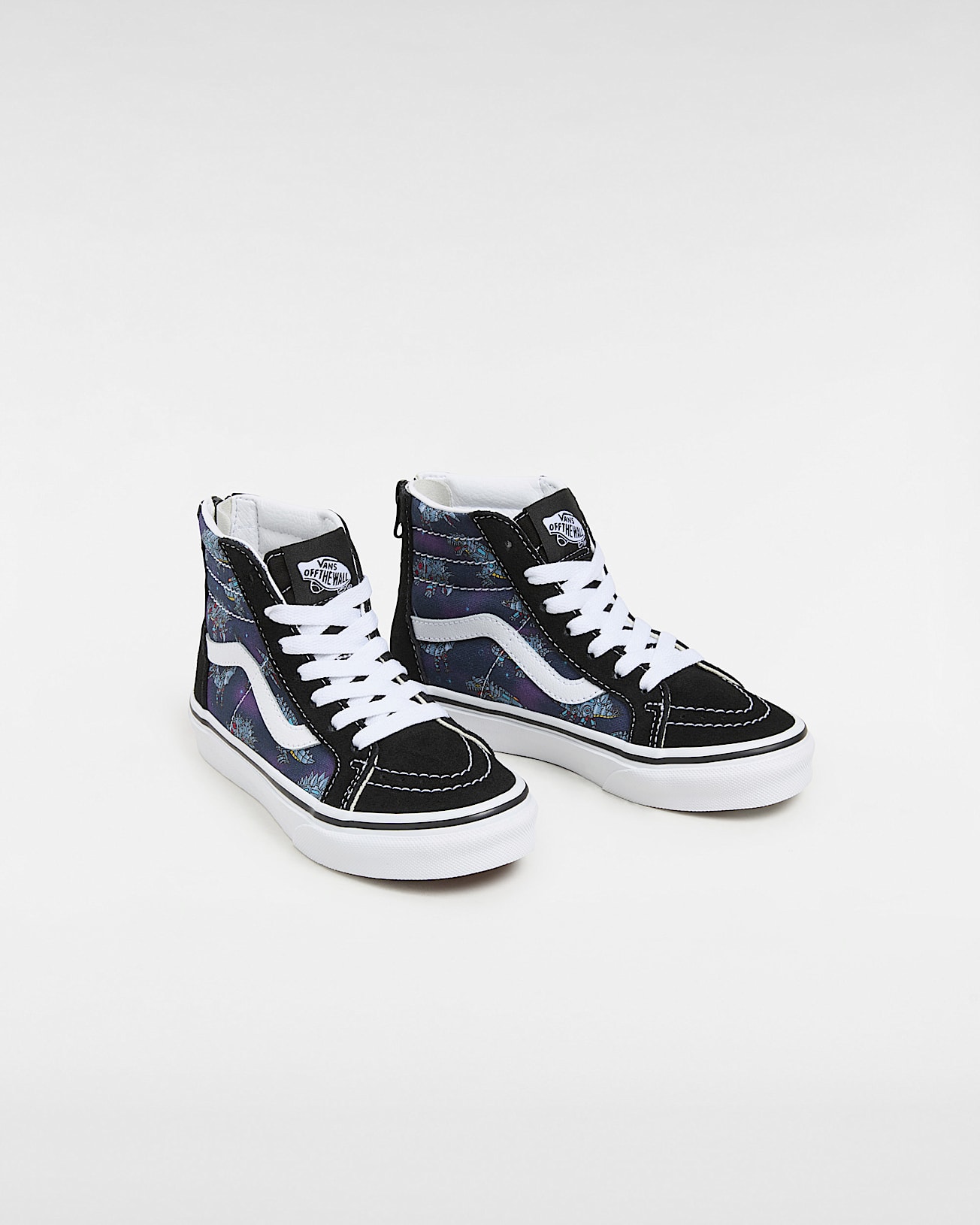 Zapatillas de nios Sk8Hi con cremallera de 4 a 8 aos VANS Azul ALT1
