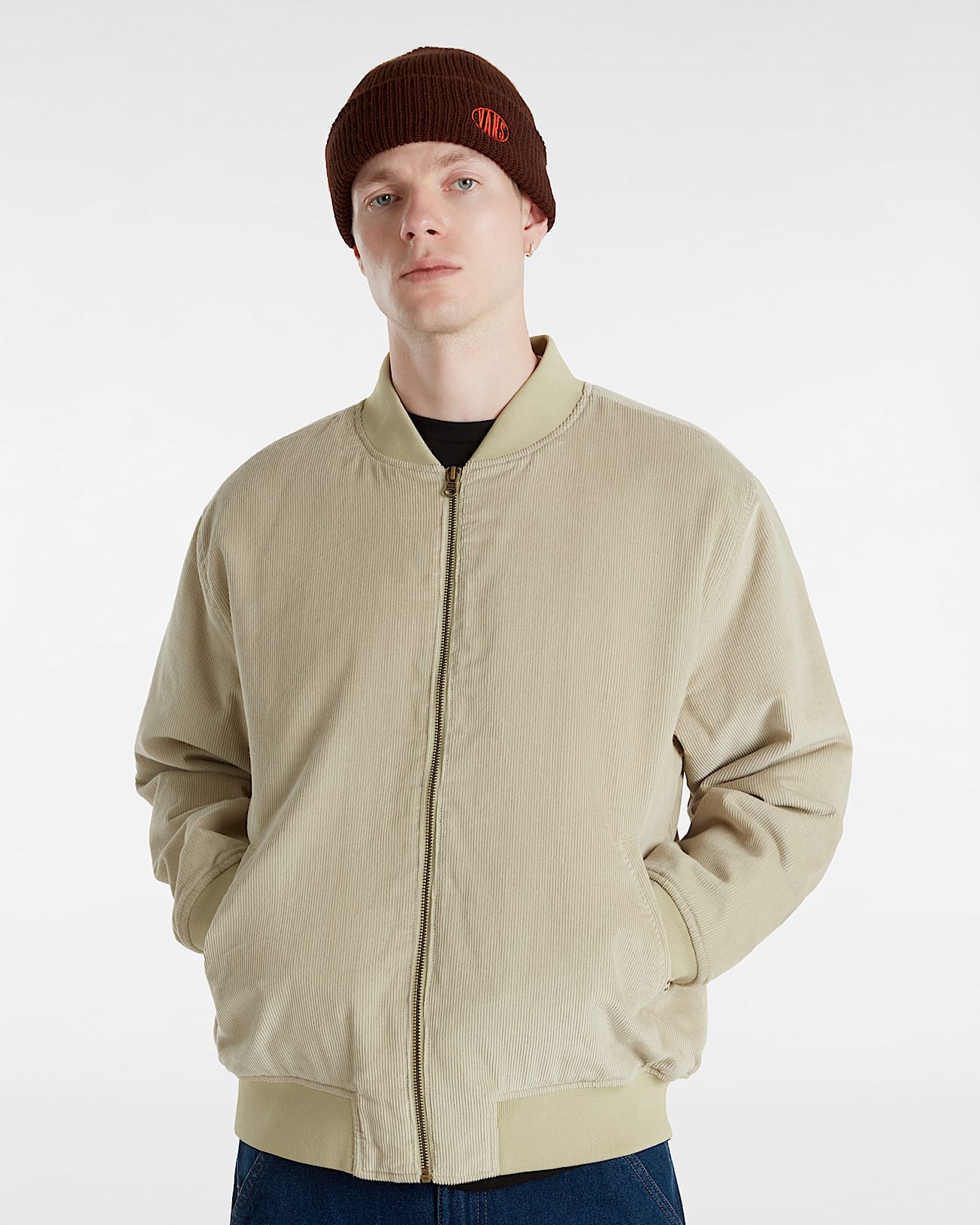 Skate Cord Bomberjacke VANS Beige ALT2