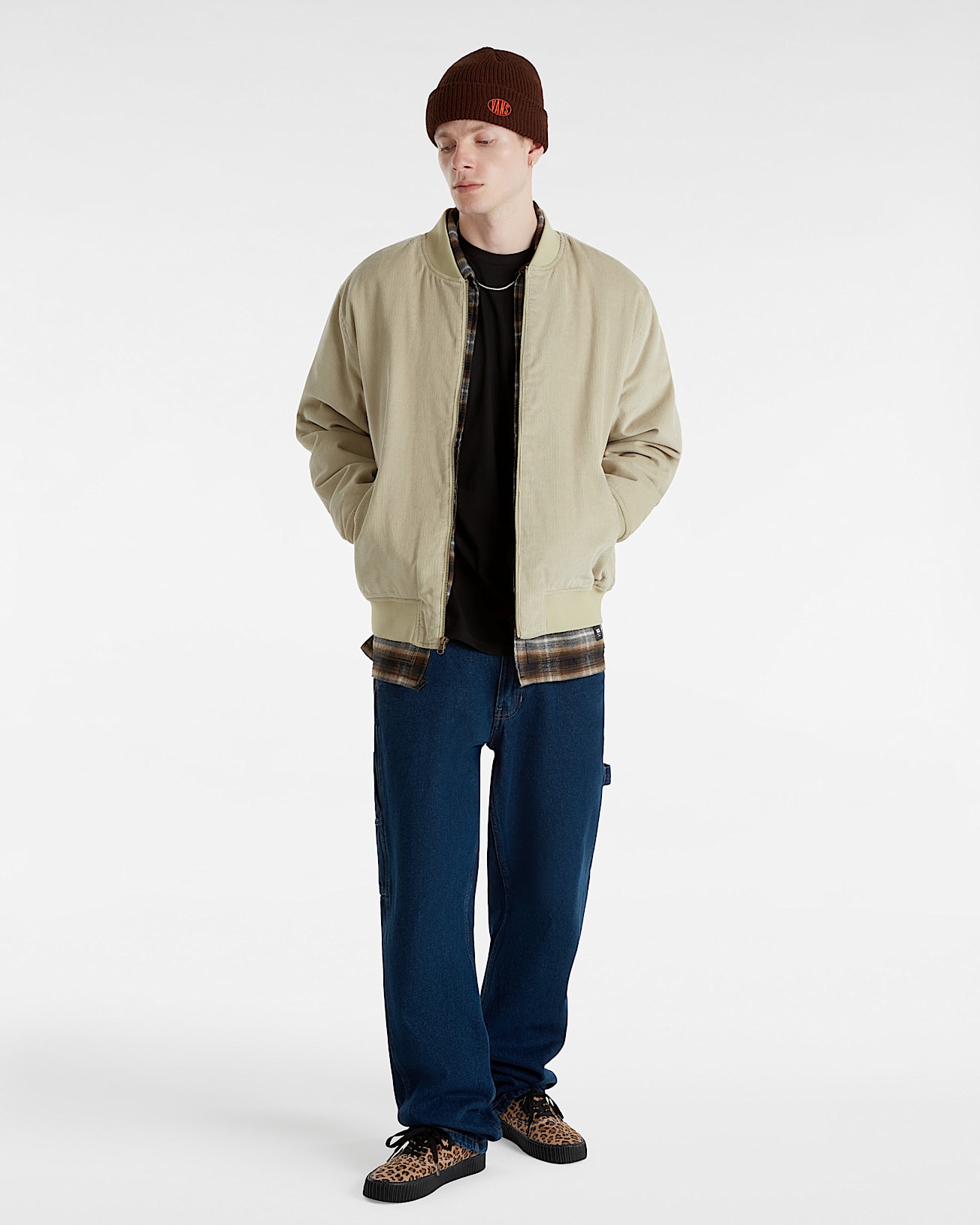 Skate Cord Bomberjacke VANS Beige ALT5