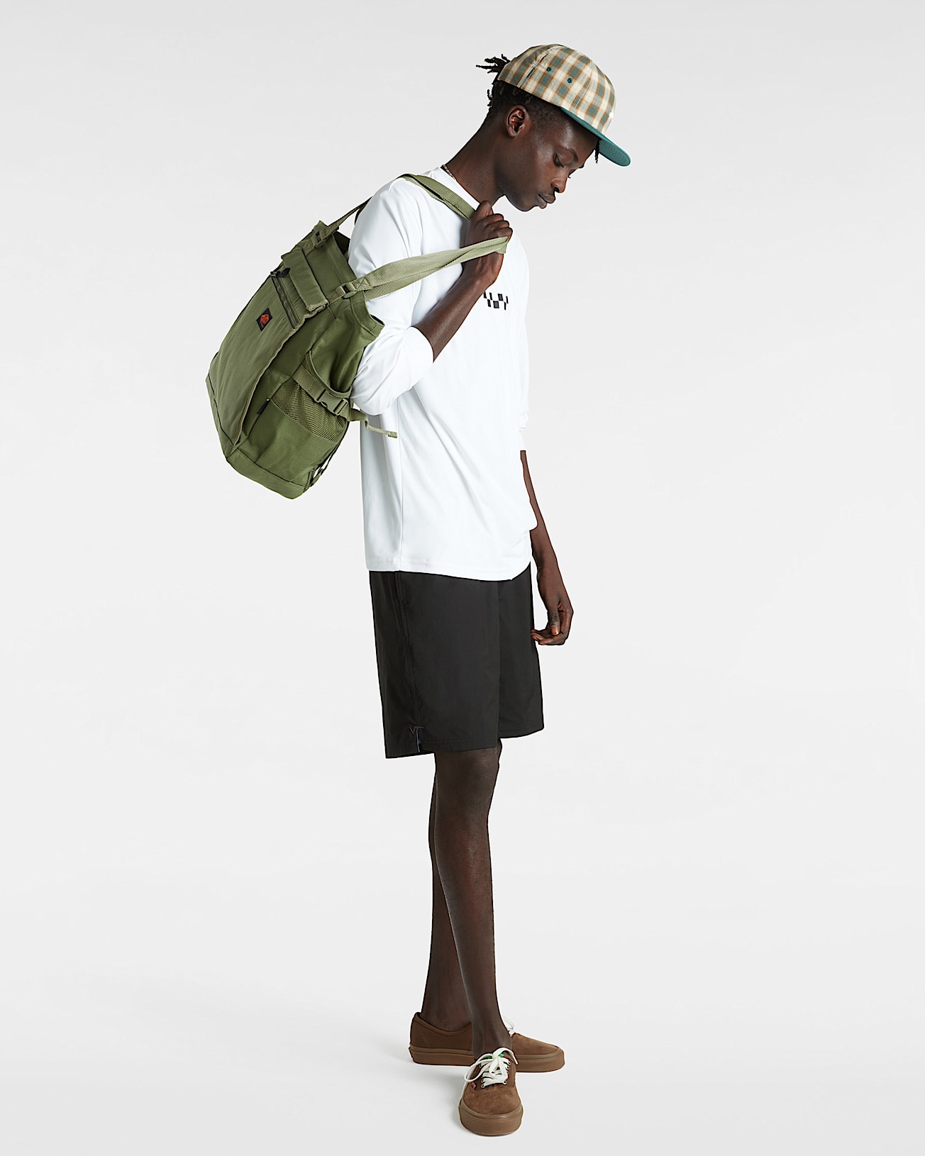 Primary Solid Elastic Surfshort VANS Zwart ALT5