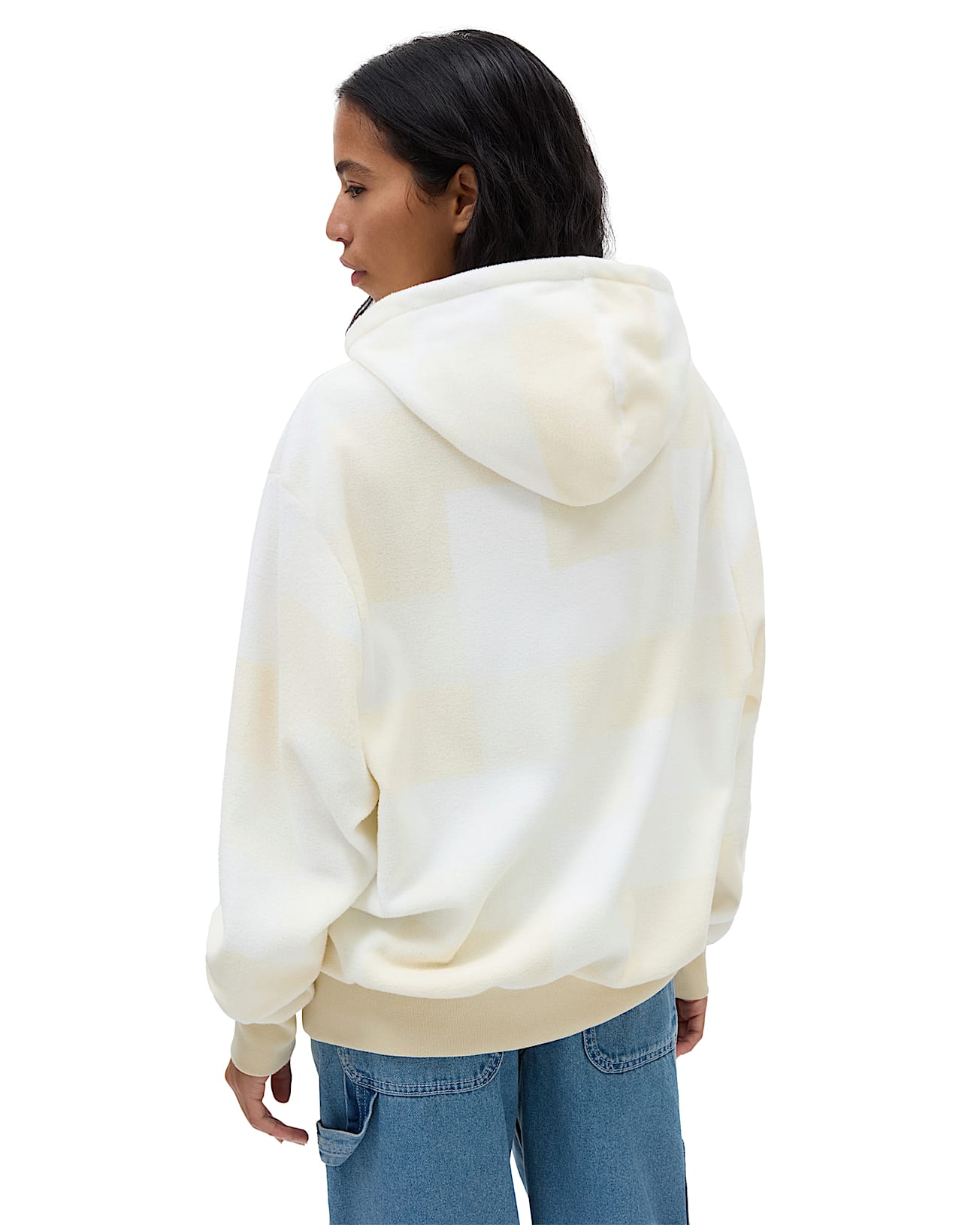 Winter Checker Bloussant Pullover Hoodie - 3