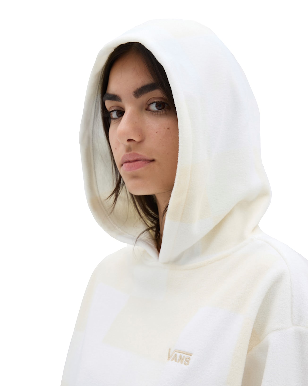 Winter Checker Bloussant Pullover Hoodie - 4