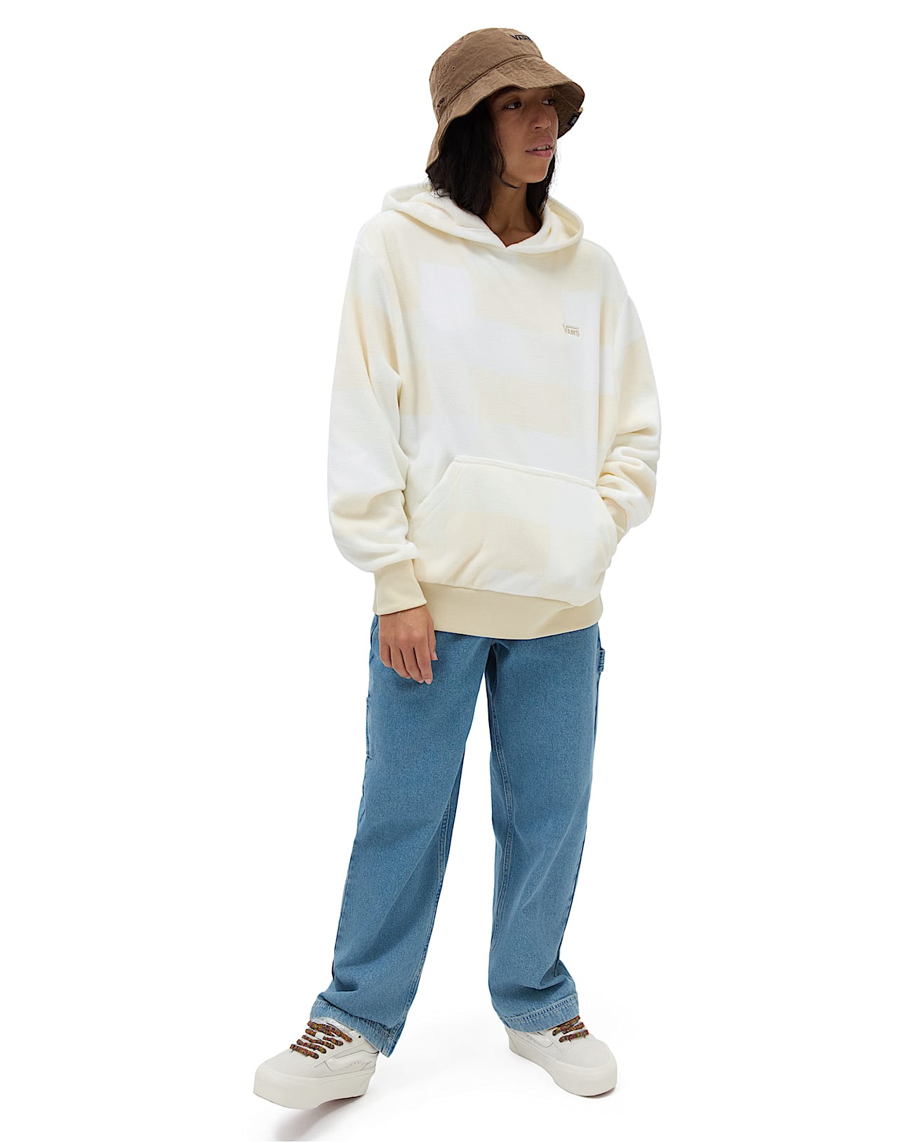 Winter Checker Bloussant Pullover Hoodie - 2