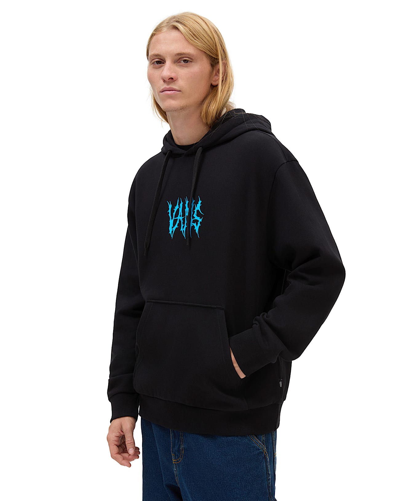 Boxed Joy Relaxed Pullover Hoodie VANS Black ALT2