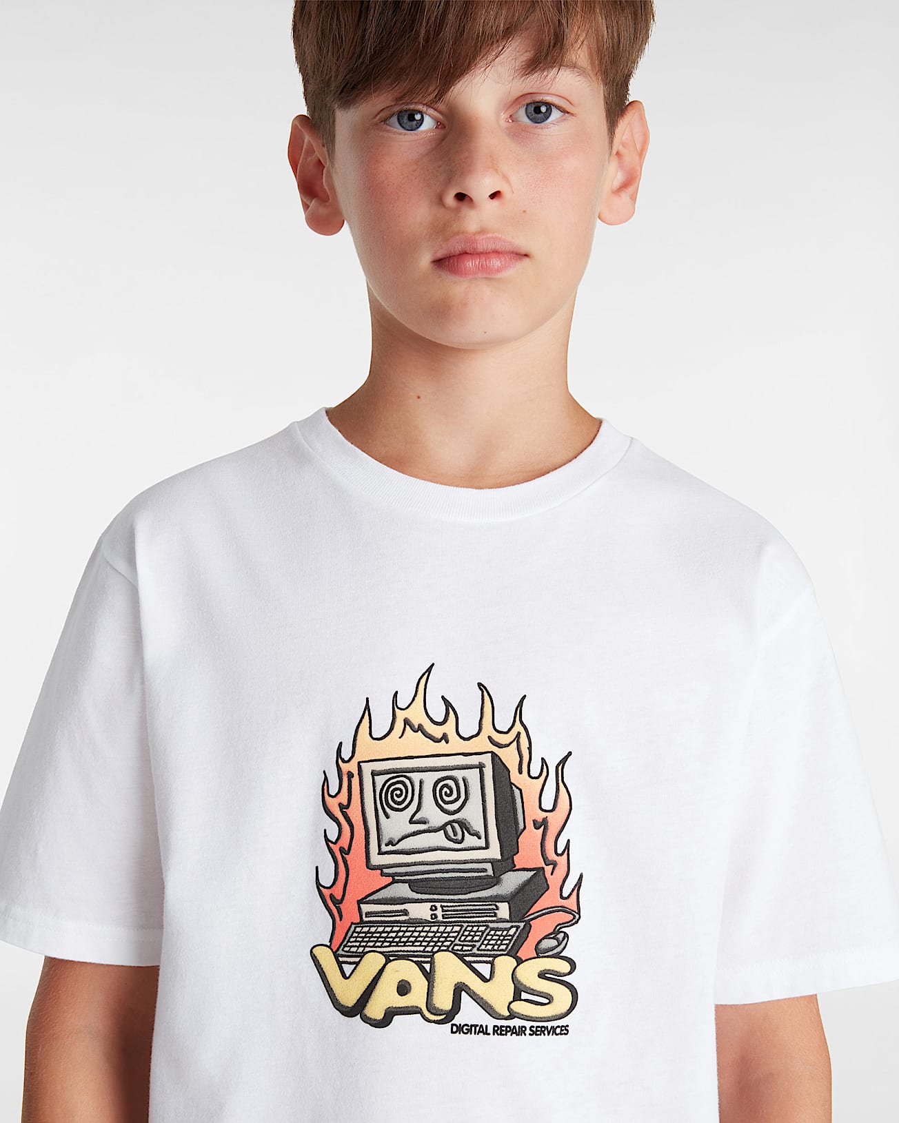 Kinder Digital Repair TShirt 814 Jahre VANS Wei ALT5