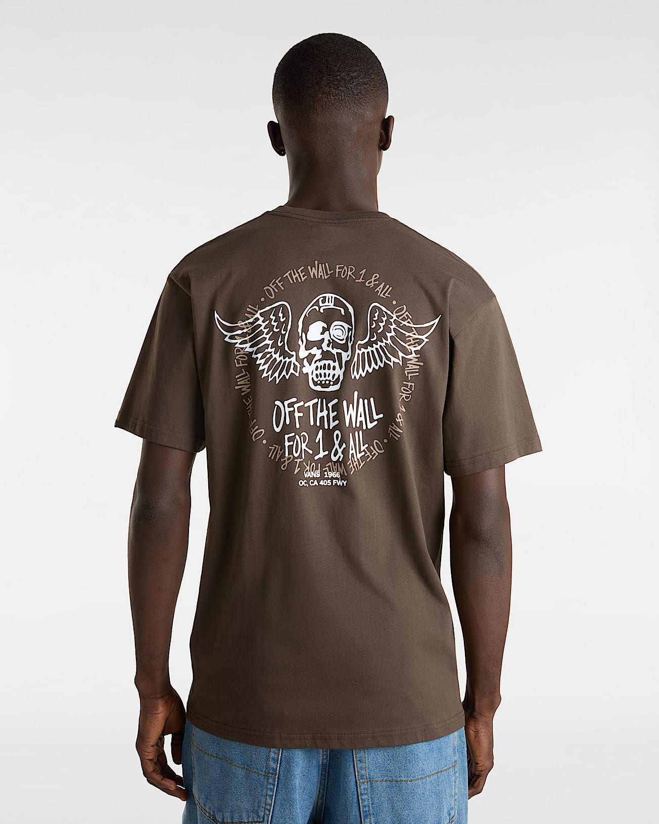 Tshirt Club House VANS Marron ALT3
