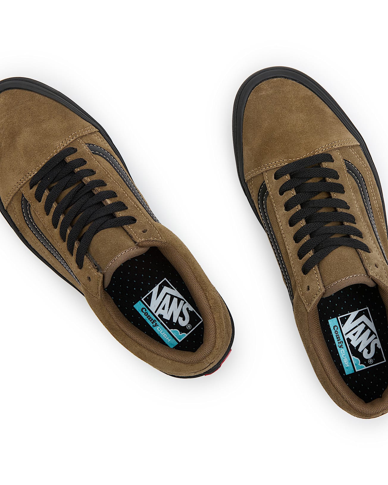 Old Skool ComfyCush Suede Shoes VANS Brown ALT1