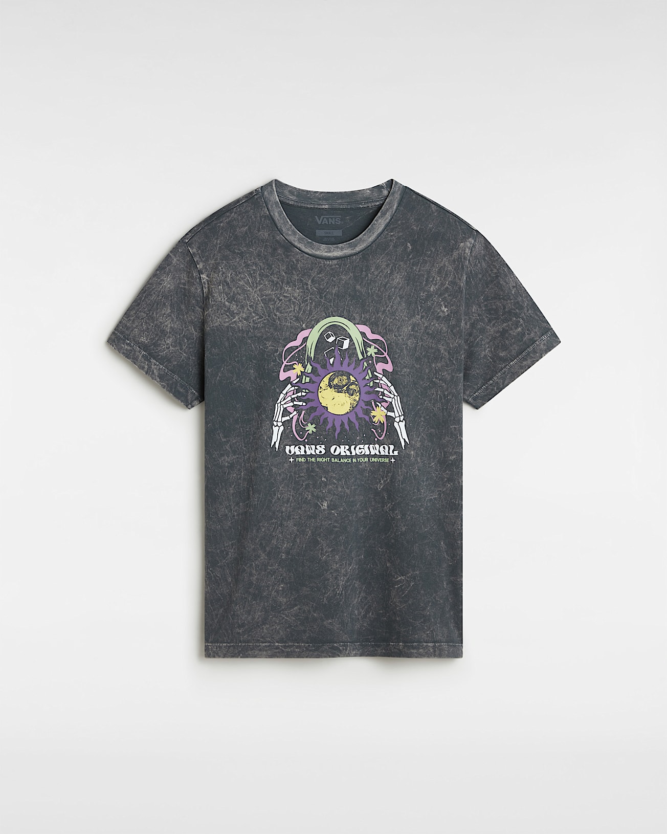 Camiseta Unibalance de corte masculino VANS Negro HERO