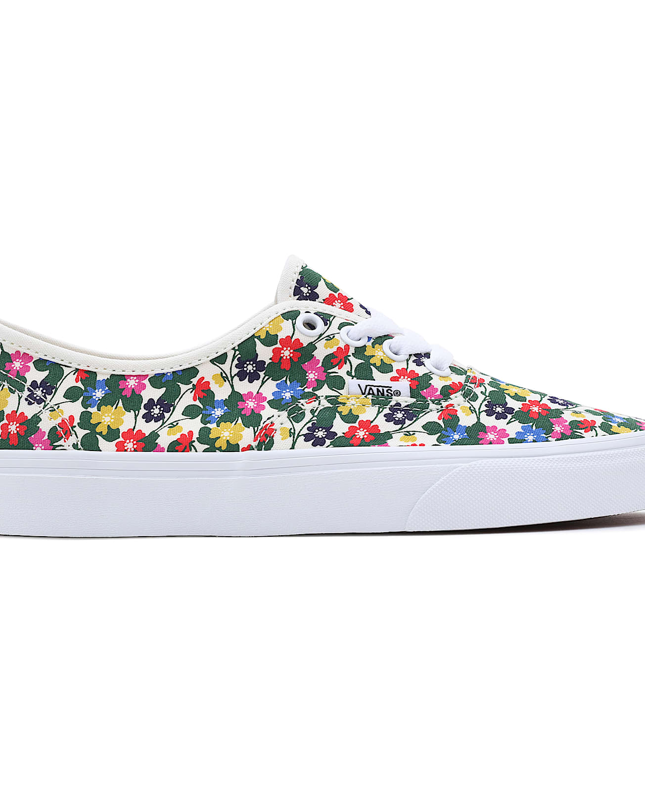 Floral Authentic Shoes VANS White ALT3