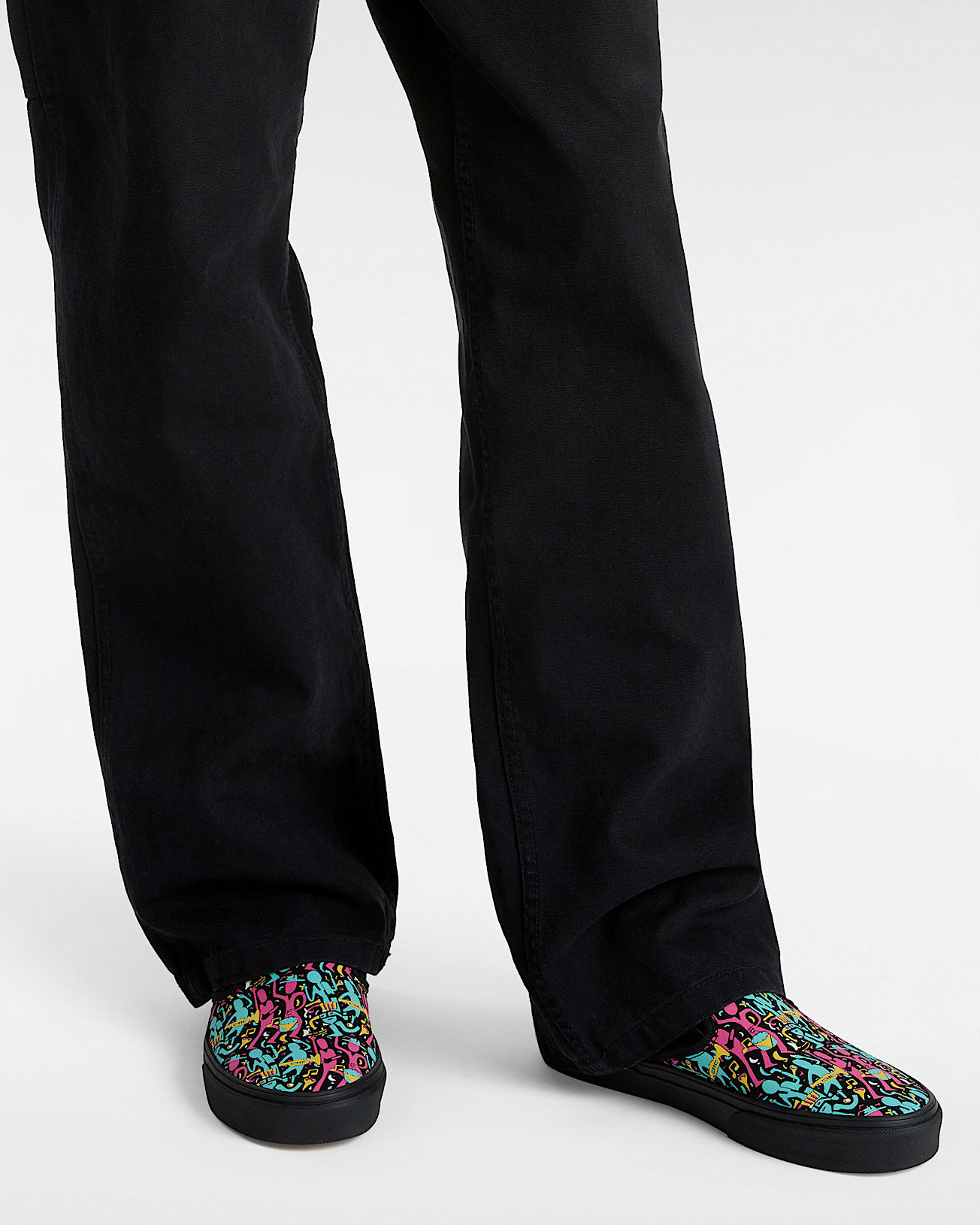 Classic SlipOn Shoes VANS Black ALT4