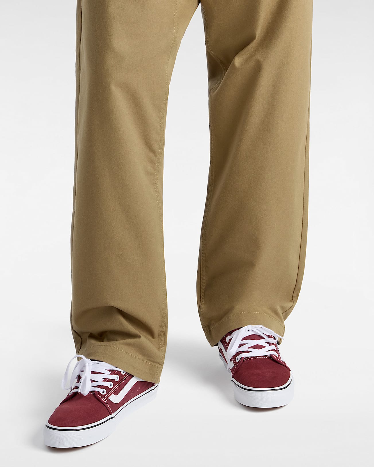 Skate Chukka Low Sidestripe Shoe VANS Burgundy ALT4