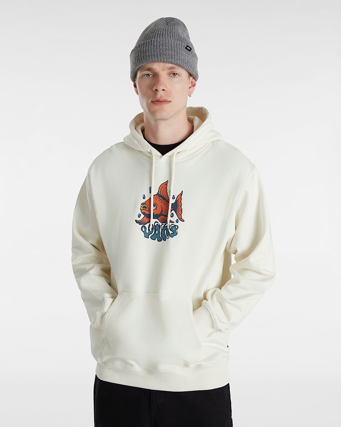 Lässiges Fish Hoodie - 3