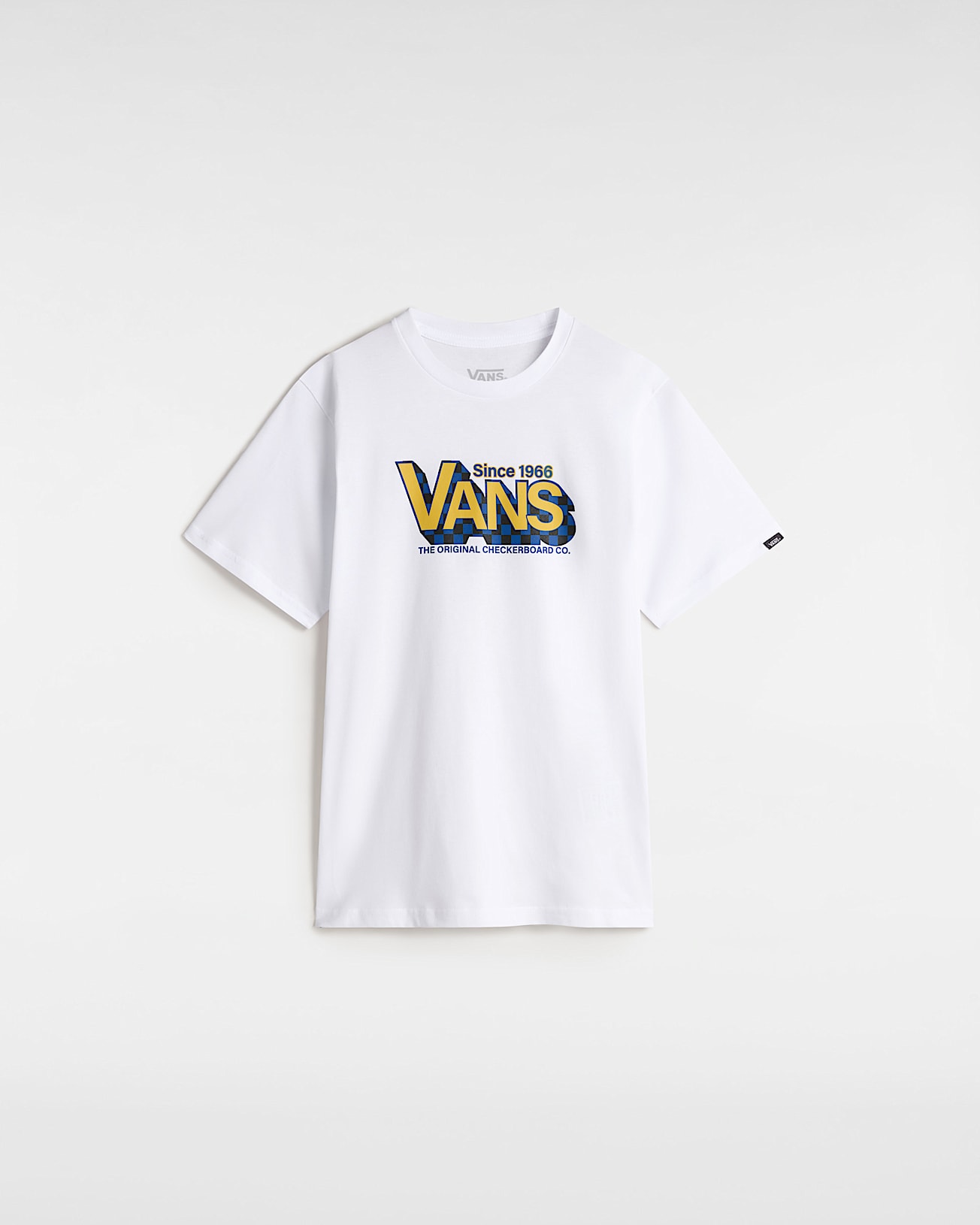 Tshirt enfant Checker Drop 814 ans VANS Blanc HERO