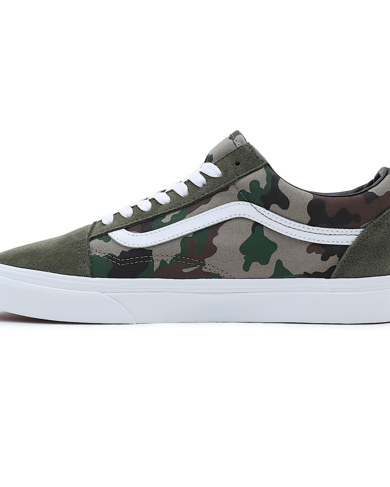 Camo Old Skool Shoes VANS Green ALT4