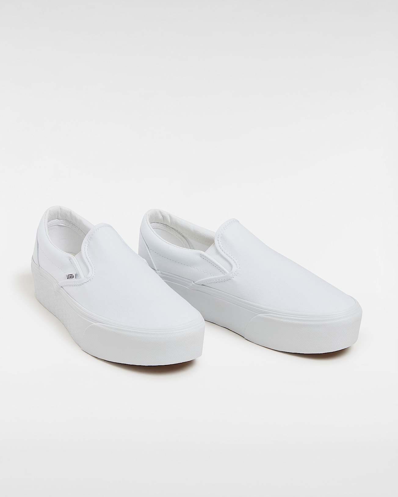 Classic SlipOn Stackform Shoes VANS White ALT1