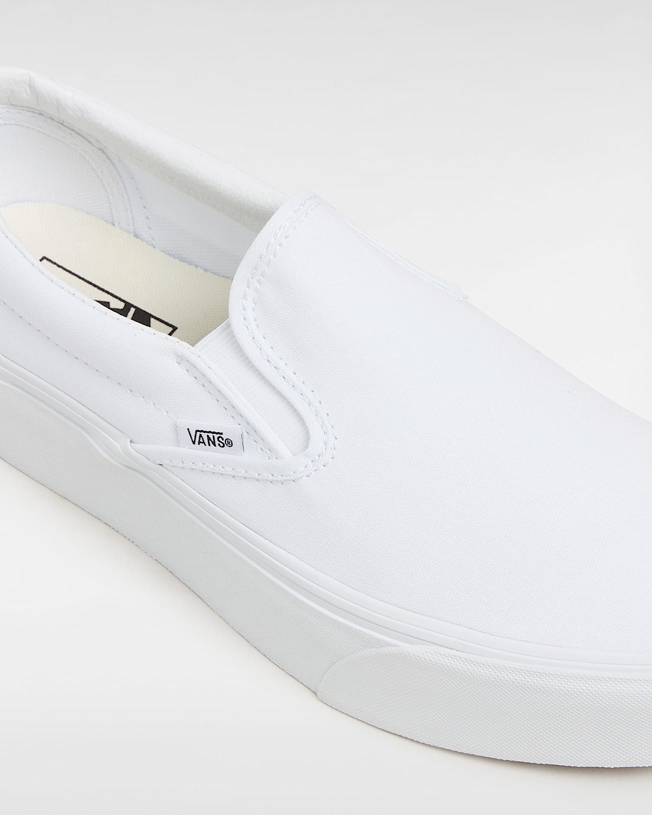 Classic SlipOn Stackform Shoes VANS White ALT3