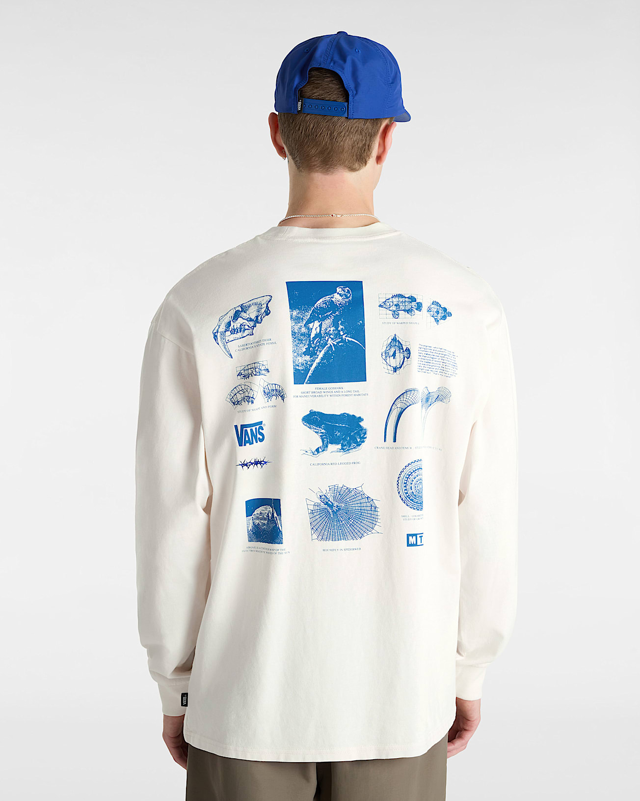 Maglietta a maniche lunghe MTE Brain Storms Study VANS Bianco ALT3