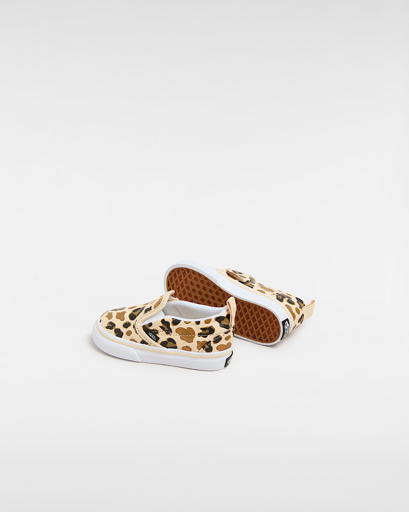 Toddler SlipOn Hook and loop Shoes 14 Years VANS Brown ALT2