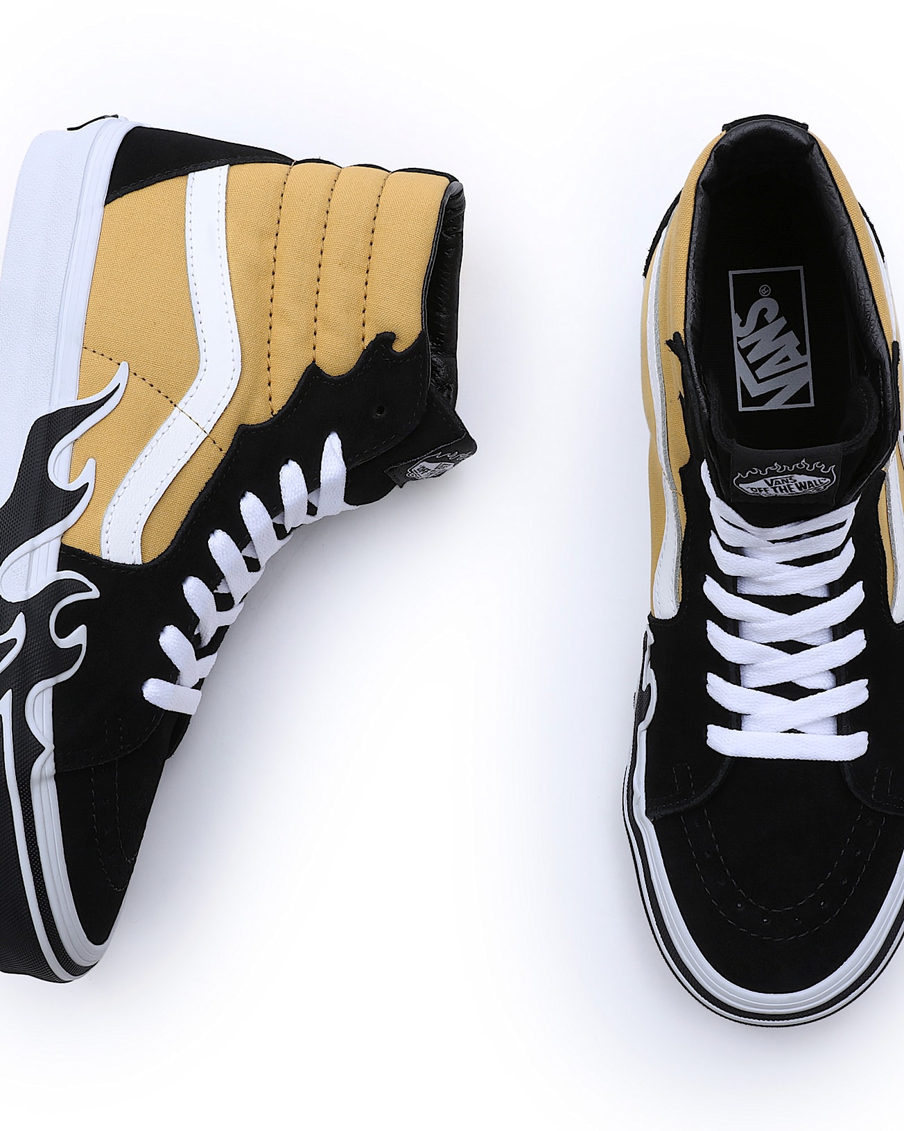 Sk8Hi Flame Shoes VANS Black ALT1