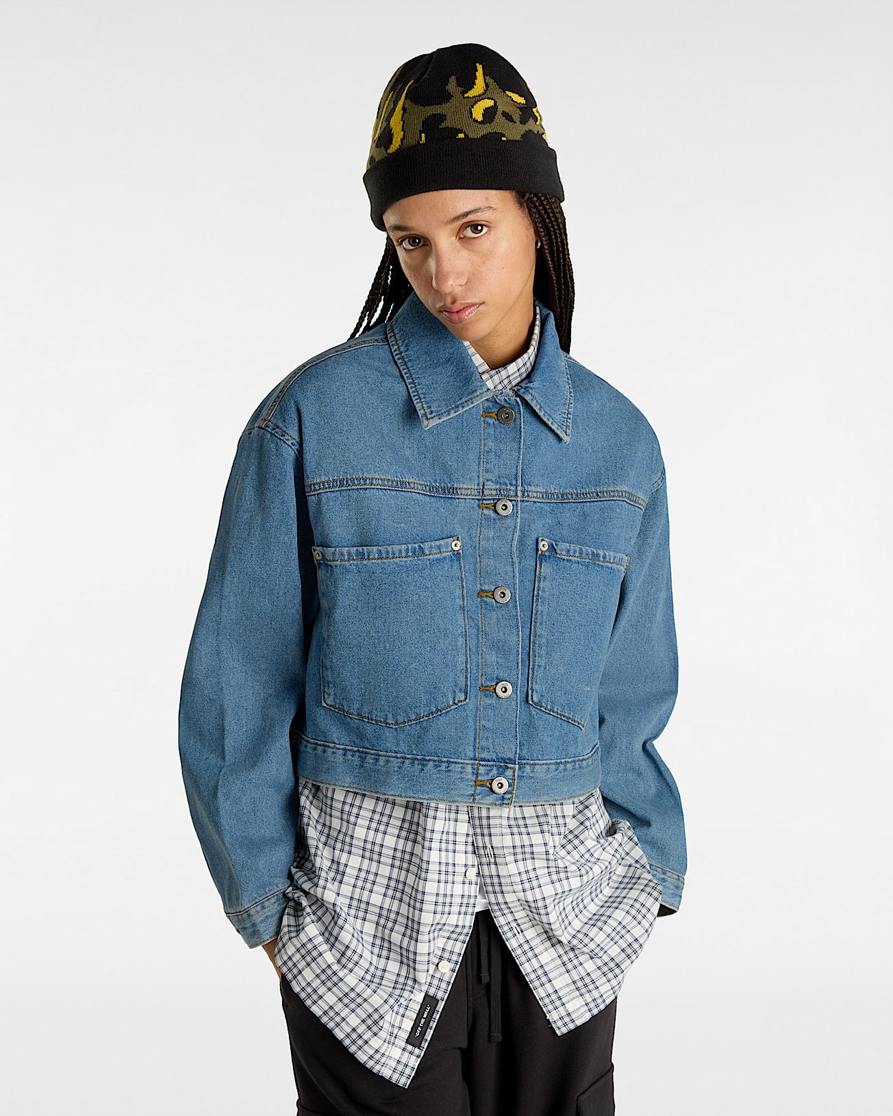 Veste Raynes Denim Crop VANS Bleu ALT2