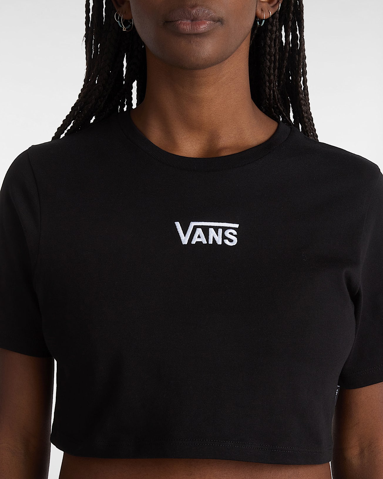 T-shirt Flying V Crew Crop - 7