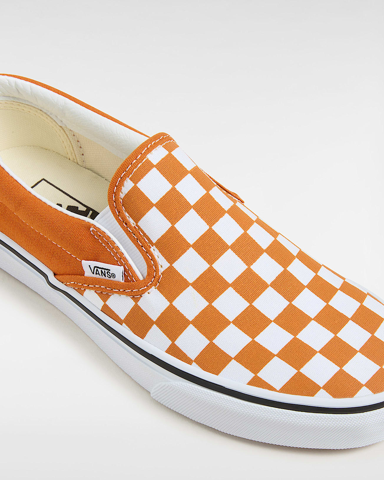 Chaussures SlipOn Checkerboard VANS Orange ALT3