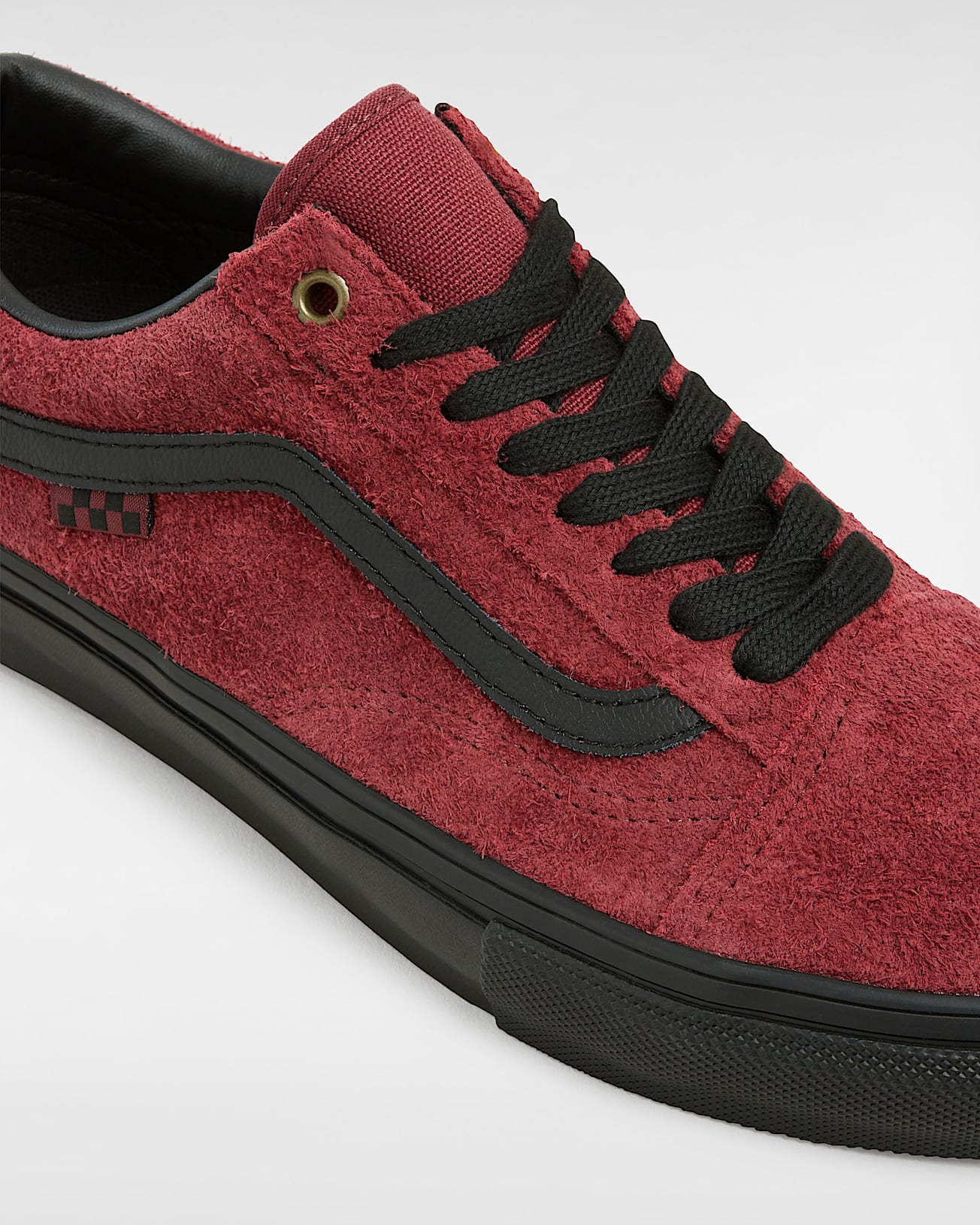 Chaussures Skate Old Skool Hairy Suede VANS Bordeaux ALT3
