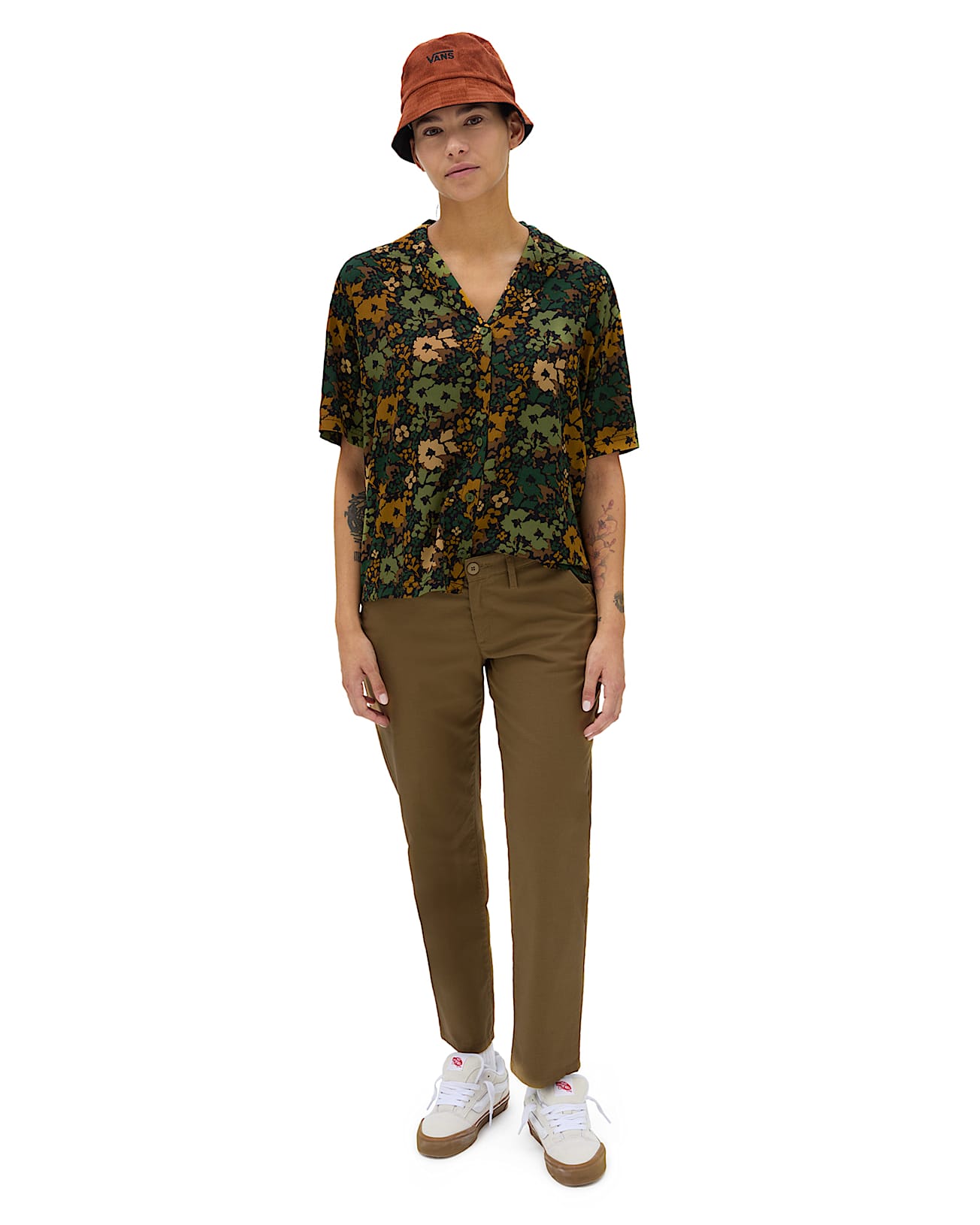 Camisa de botones Parksfield VANS Verde ALT1