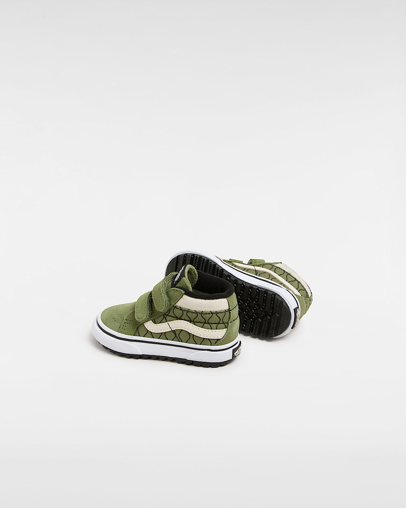Toddler MTE Sk8Mid Reissue Hook and Loop Shoes 14 Years VANS Green ALT2