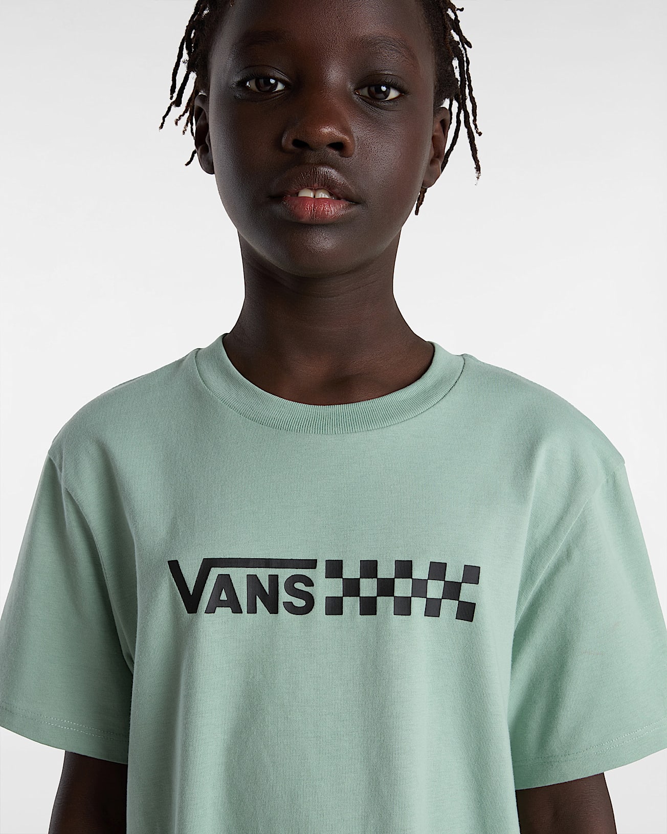 Tshirt dcontract Chalkboard Fille 814 ans VANS Vert ALT6