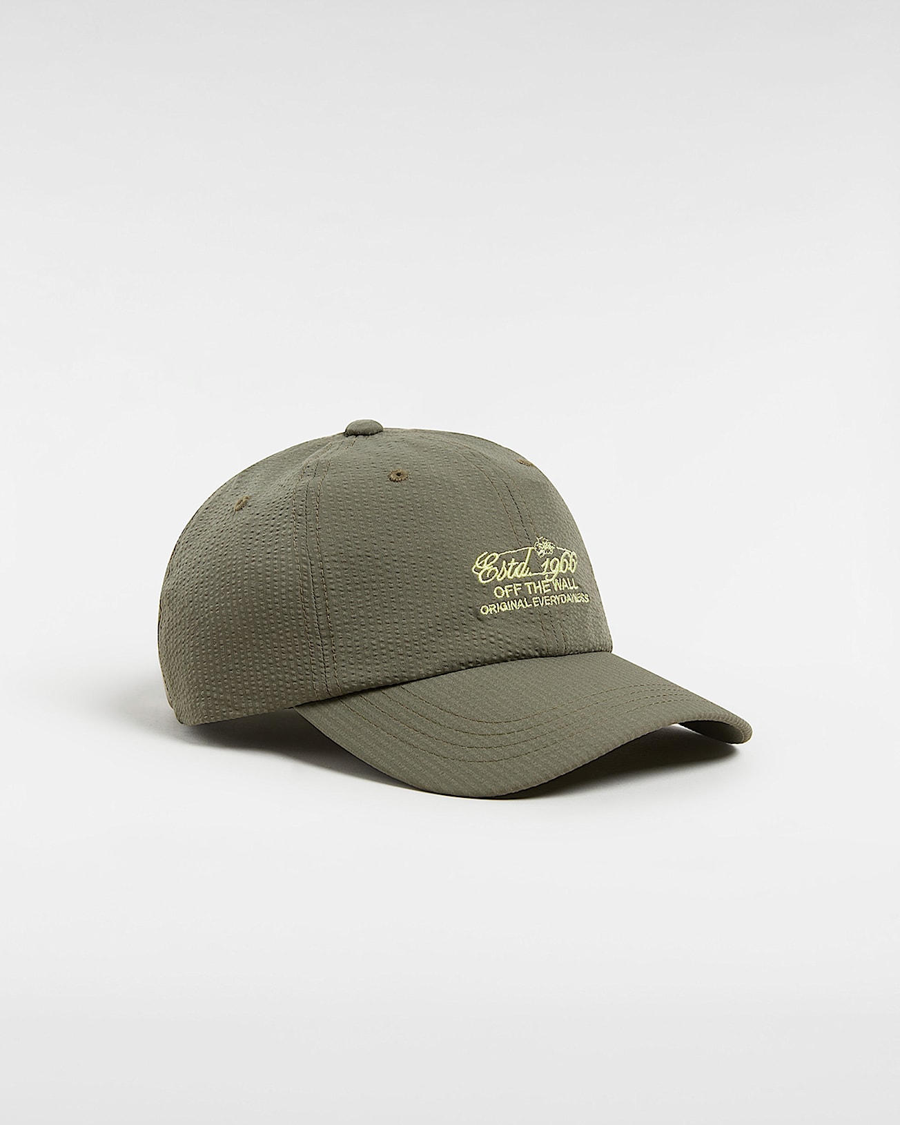 Casquette jockey  visire incurve 1966 VANS Vert HERO