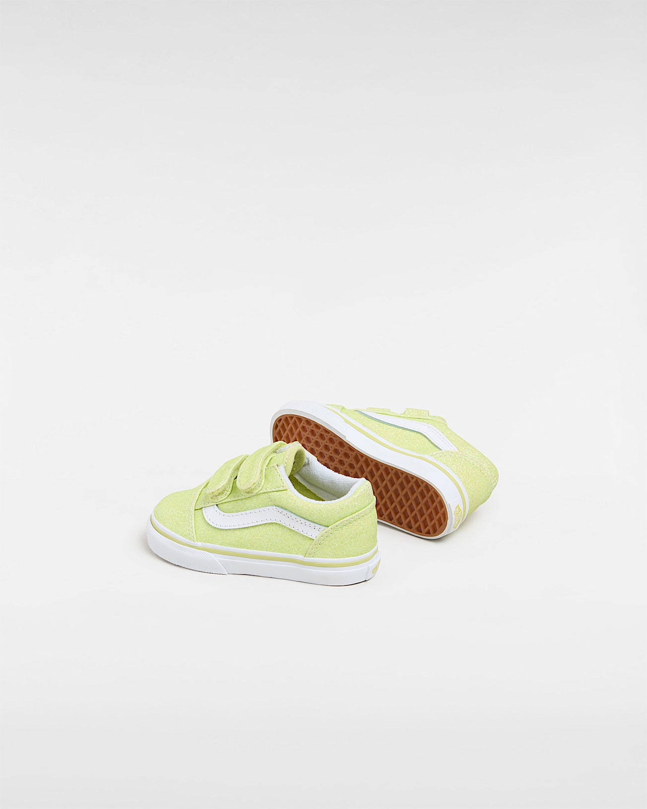 Chaussures  scratch Old Skool Glitter Bb 14 ans VANS Jaune ALT2