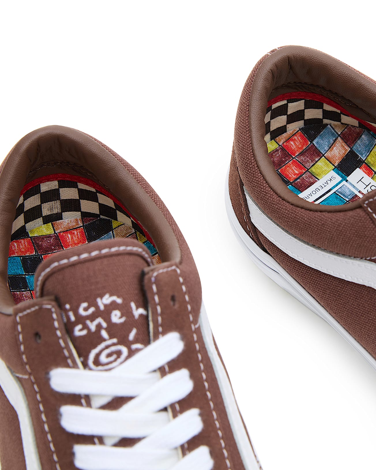 Skate Old Skool x Nick Michel Shoes in Brown| Vans UK