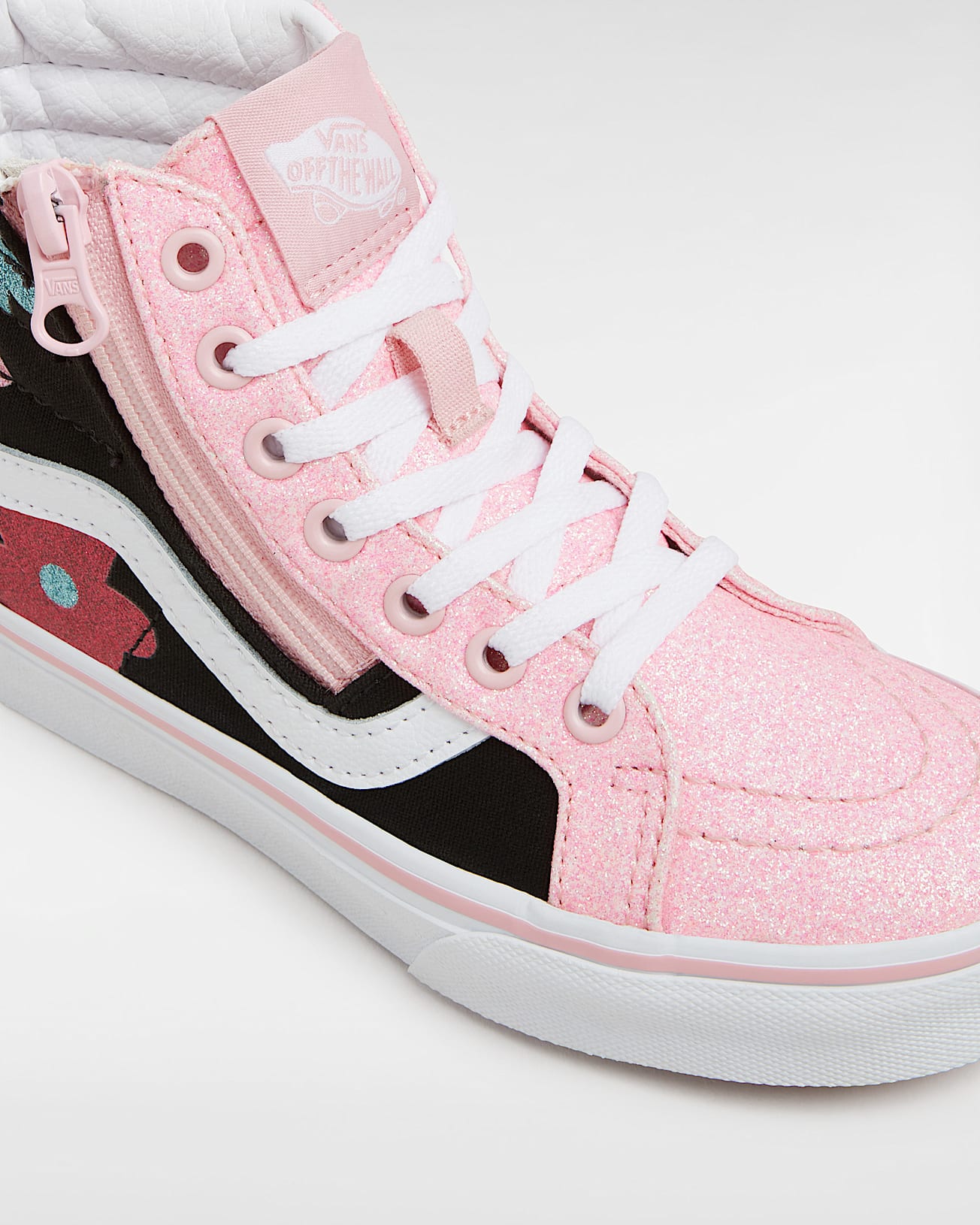 Kids Sk8-Hi Reissue Side Zip Glitter Shoes (4-8 years) - 4