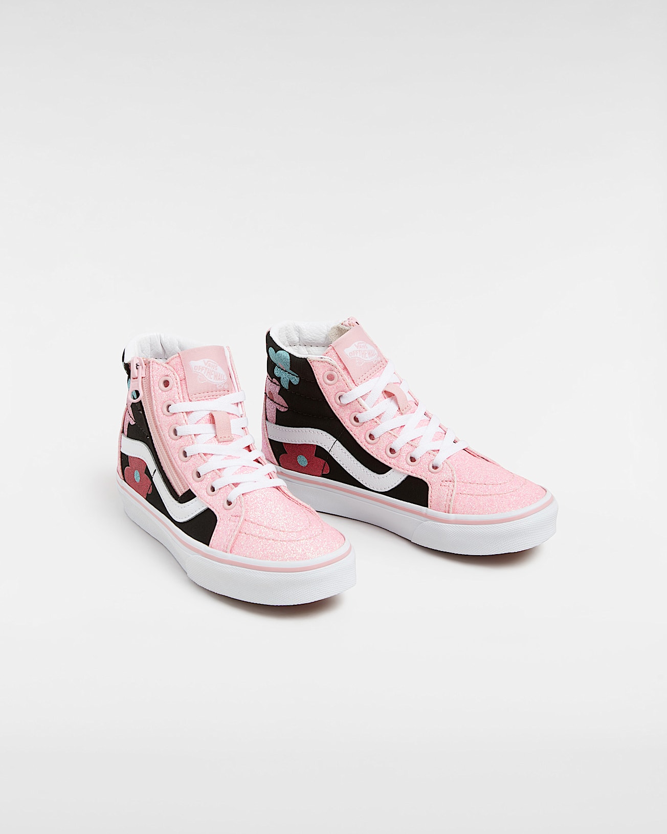 Kids Sk8-Hi Reissue Side Zip Glitter Shoes (4-8 years) - 2