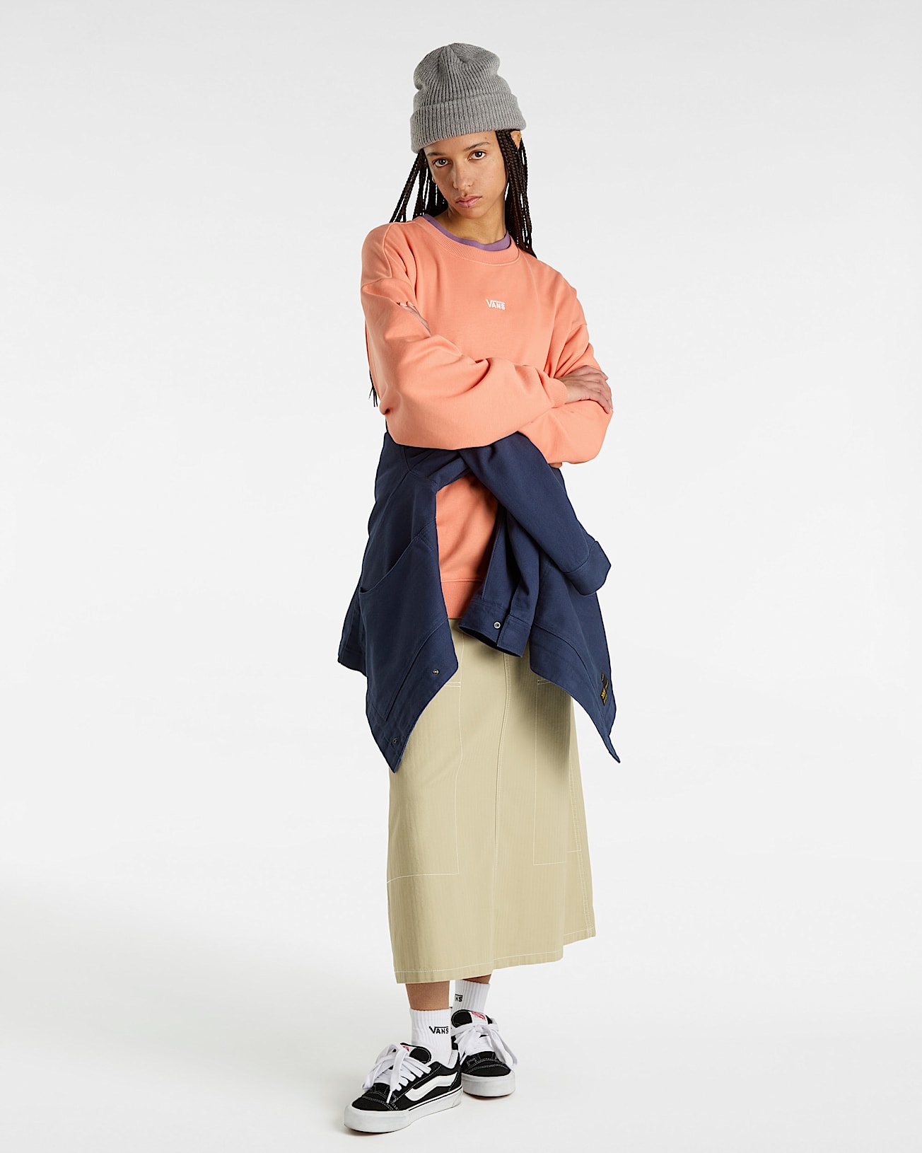 Felpa Flying V VANS Arancio ALT5